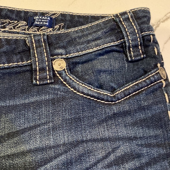 MEK DNM made in the USA. 32x34 (27 inseam) Slim Boot Oaxaca - Picture 3 of 16